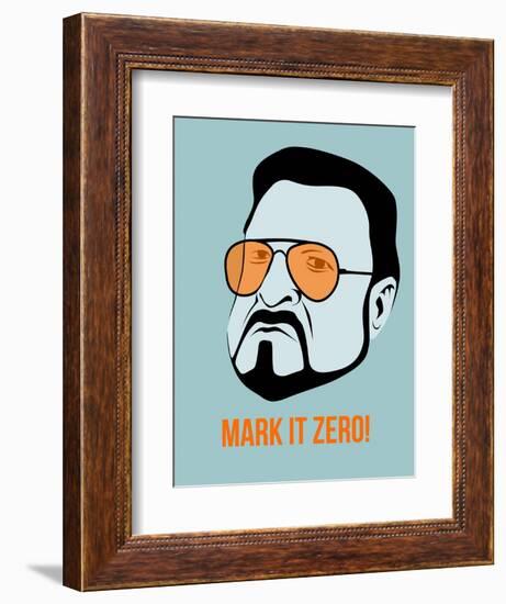 Mark it Zero Poster 1-Anna Malkin-Framed Art Print