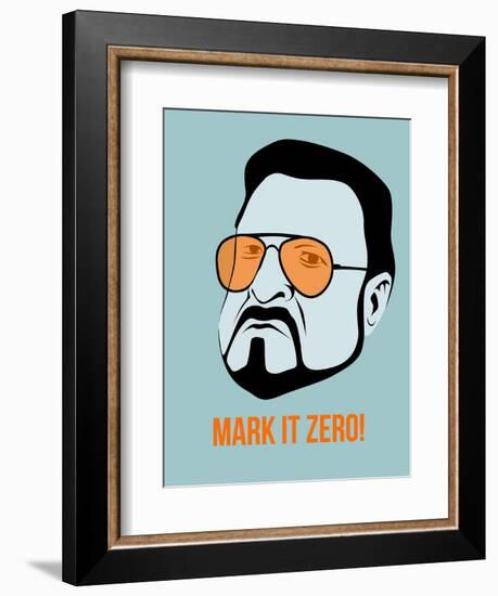 Mark it Zero Poster 1-Anna Malkin-Framed Art Print