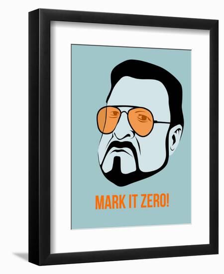 Mark it Zero Poster 1-Anna Malkin-Framed Art Print