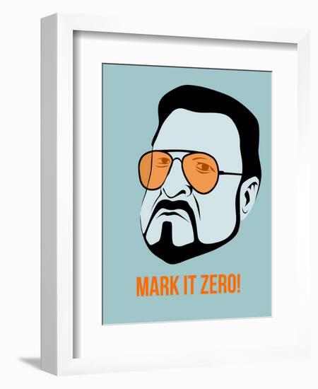 Mark it Zero Poster 1-Anna Malkin-Framed Art Print