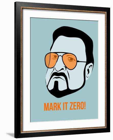 Mark it Zero Poster 1-Anna Malkin-Framed Art Print