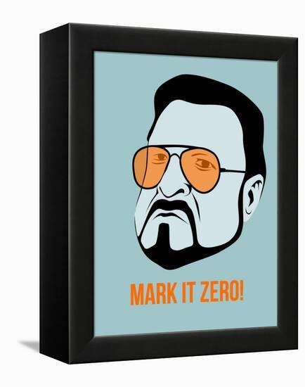 Mark it Zero Poster 1-Anna Malkin-Framed Stretched Canvas