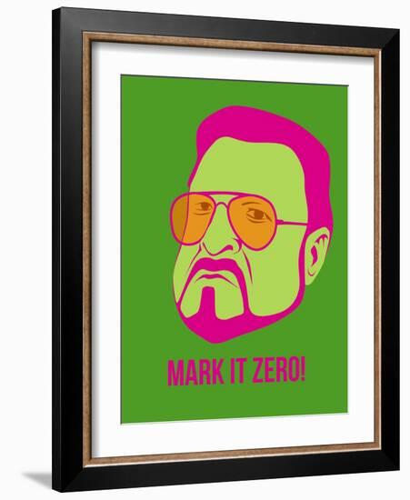 Mark it Zero Poster 2-Anna Malkin-Framed Art Print