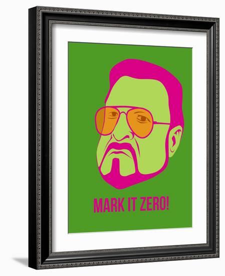 Mark it Zero Poster 2-Anna Malkin-Framed Art Print