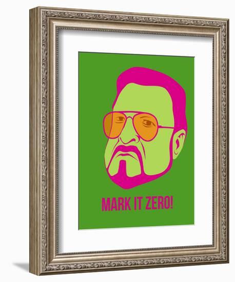 Mark it Zero Poster 2-Anna Malkin-Framed Art Print