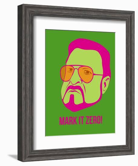 Mark it Zero Poster 2-Anna Malkin-Framed Art Print