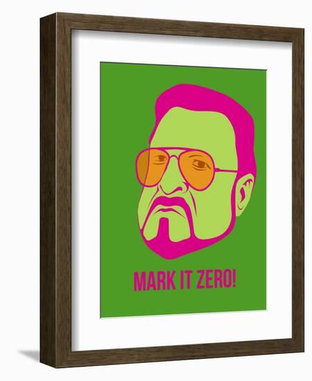 Mark it Zero Poster 2-Anna Malkin-Framed Art Print