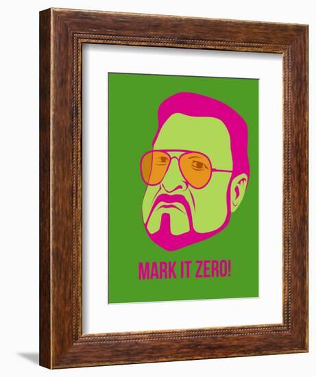 Mark it Zero Poster 2-Anna Malkin-Framed Art Print