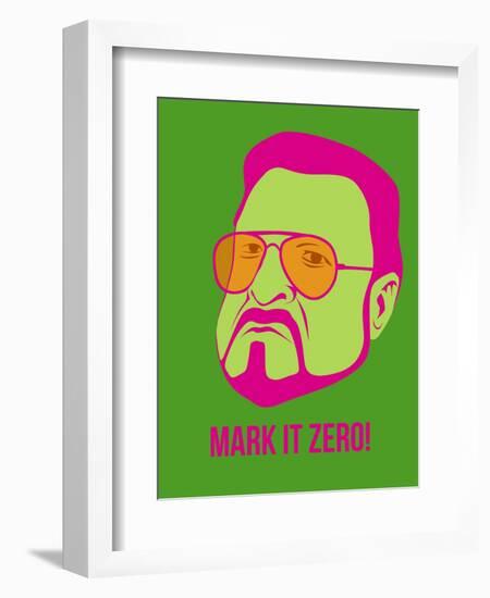 Mark it Zero Poster 2-Anna Malkin-Framed Art Print