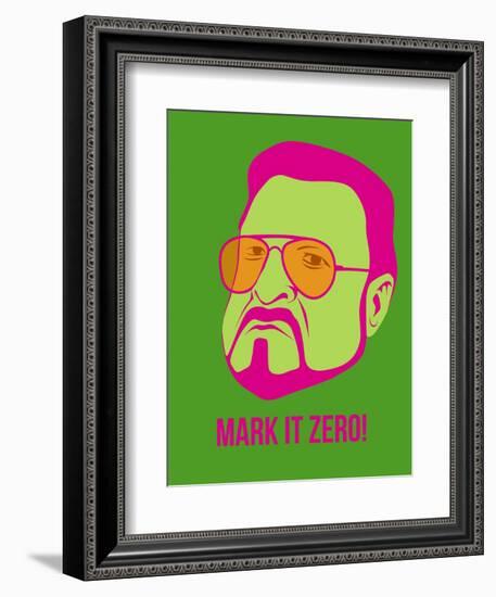 Mark it Zero Poster 2-Anna Malkin-Framed Art Print