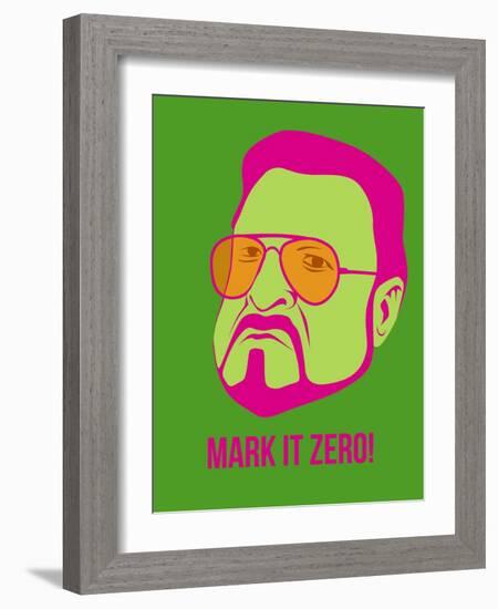 Mark it Zero Poster 2-Anna Malkin-Framed Art Print