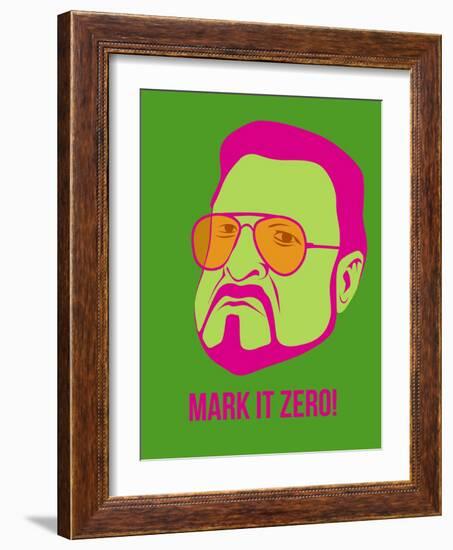 Mark it Zero Poster 2-Anna Malkin-Framed Art Print