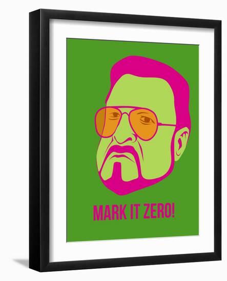 Mark it Zero Poster 2-Anna Malkin-Framed Art Print