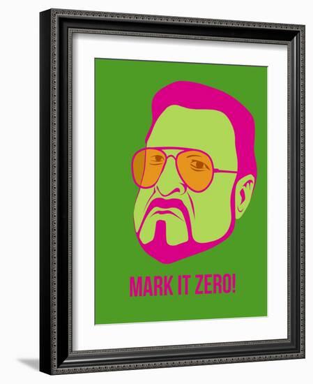 Mark it Zero Poster 2-Anna Malkin-Framed Art Print