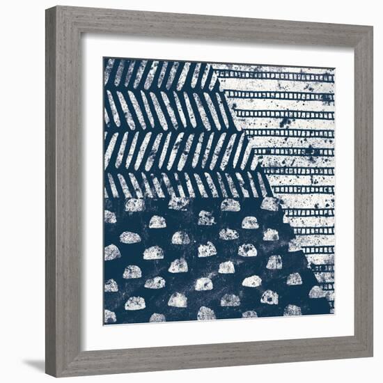 Mark Making Tile I-Moira Hershey-Framed Art Print