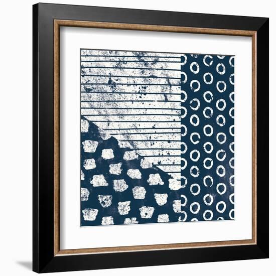 Mark Making Tile IV-Moira Hershey-Framed Art Print