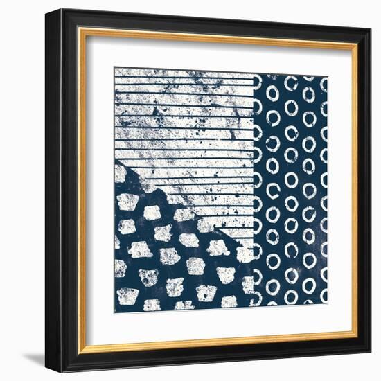 Mark Making Tile IV-Moira Hershey-Framed Art Print