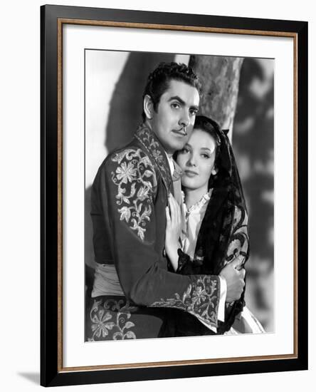 Mark Of Zorro, Tyrone Power, Linda Darnell, 1940-null-Framed Photo