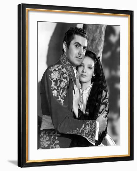 Mark Of Zorro, Tyrone Power, Linda Darnell, 1940-null-Framed Photo