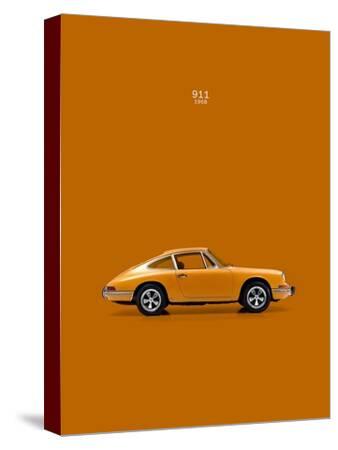 Porsche Targa 1967 Sports Car Vintage Ad Art Poster Canvas Print Carrera Turbo