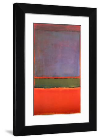 額装品/No.6/Violet Green and Red/1951/ロスコ No. 6 (Violet, Green and Red), 1951 Art Print - Mark Rothko | Art.com
