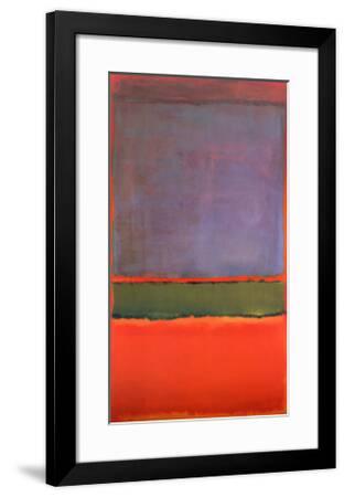 No. 6 (Violet, Green and Red), 1951 Art Print - Mark Rothko | Art.com