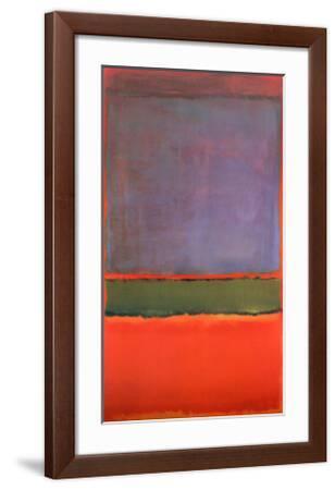 No. 6 (Violet, Green and Red), 1951 Art Print - Mark Rothko | Art.com