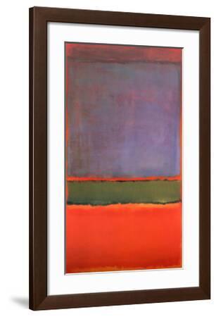 No. 6 (Violet, Green and Red), 1951 Art Print - Mark Rothko | Art.com