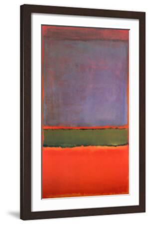 No. 6 (Violet, Green and Red), 1951 Art Print - Mark Rothko | Art.com