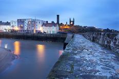 St. Andrews Harbour before Dawn, Fife, Scotland, United Kingdom, Europe-Mark-Mounted Photographic Print