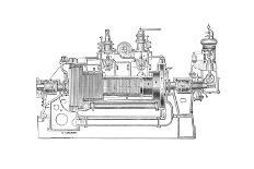 Westinghouse-Parsons Steam Turbine-Mark Sykes-Giclee Print