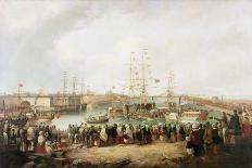 Opening of the South Dock, Sunderland, 1850, 1853-Mark Thompson-Framed Giclee Print