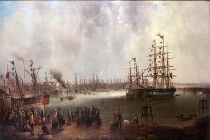 Opening of the South Dock, Sunderland, 1850, 1853-Mark Thompson-Framed Giclee Print