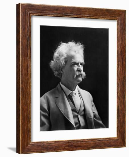 Mark Twain, American Author and Humorist-Science Source-Framed Giclee Print