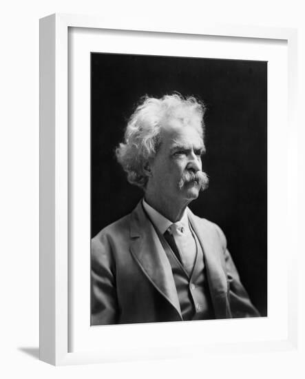 Mark Twain, American Author and Humorist-Science Source-Framed Giclee Print