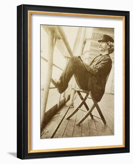 Mark Twain, American Author and Humorist-Science Source-Framed Giclee Print