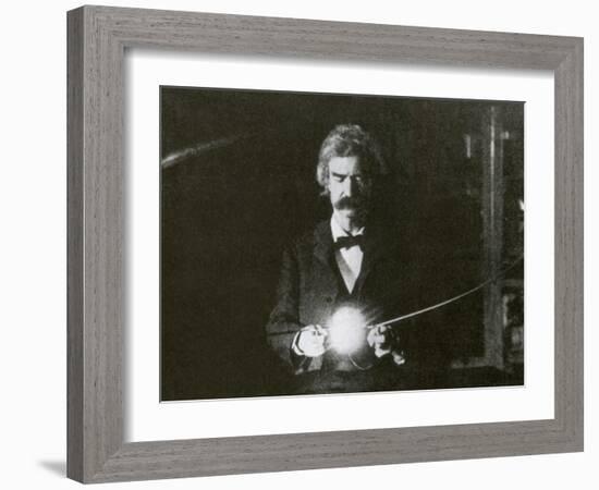 Mark Twain, American Author and Humorist-Science Source-Framed Giclee Print