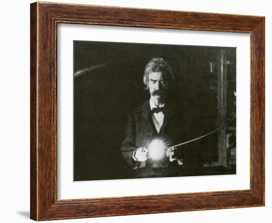 Mark Twain, American Author and Humorist-Science Source-Framed Giclee Print