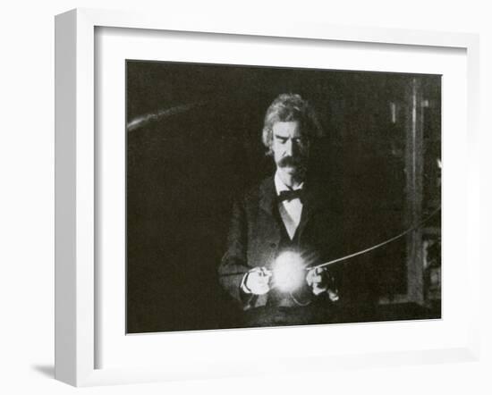 Mark Twain, American Author and Humorist-Science Source-Framed Giclee Print