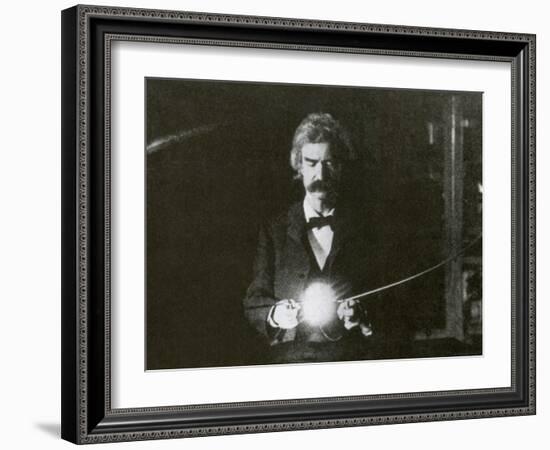 Mark Twain, American Author and Humorist-Science Source-Framed Giclee Print