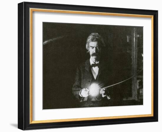 Mark Twain, American Author and Humorist-Science Source-Framed Giclee Print