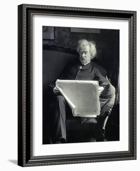 Mark Twain, American Author and Humorist-Science Source-Framed Giclee Print