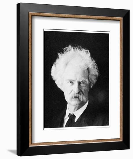 Mark Twain, American Novelist, in His Later Years, C1890S-MATHEW B BRADY-Framed Premium Giclee Print