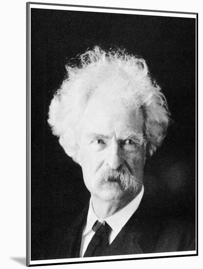 Mark Twain, American Novelist, in His Later Years, C1890S-MATHEW B BRADY-Mounted Giclee Print