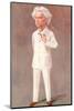 Mark Twain American Writer Born: Samuel Langhorne Clemens Pictured in a White Suit-Spy (Leslie M. Ward)-Mounted Photographic Print