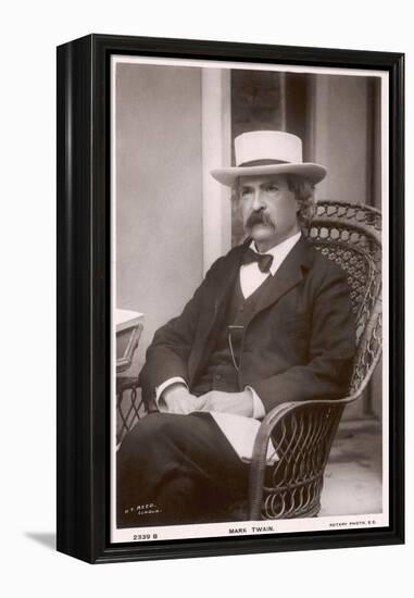 Mark Twain American Writer Born: Samuel Langhorne Clemens-null-Framed Premier Image Canvas