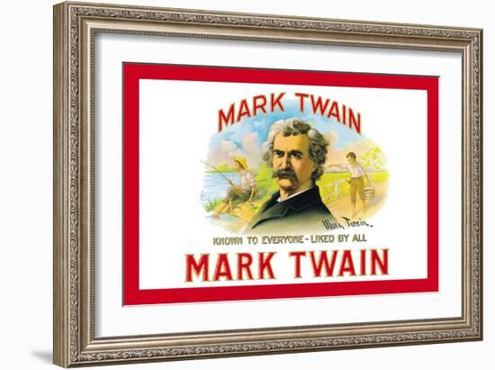 Mark Twain Cigars-null-Framed Premium Giclee Print