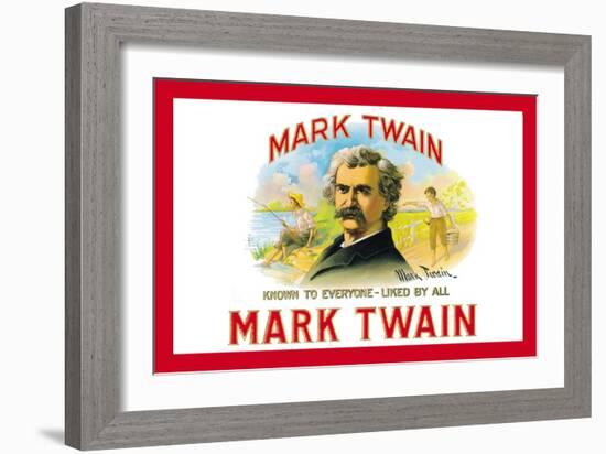 Mark Twain Cigars-null-Framed Premium Giclee Print