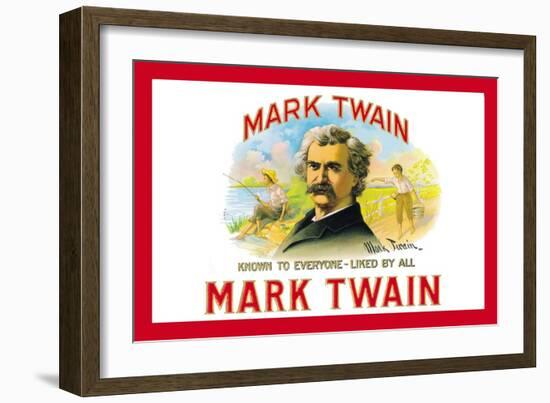 Mark Twain Cigars-null-Framed Premium Giclee Print