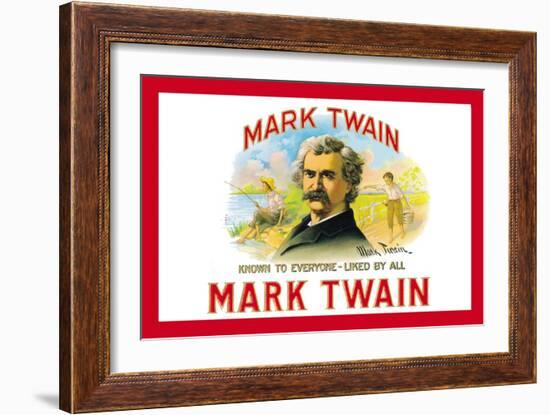 Mark Twain Cigars-null-Framed Premium Giclee Print